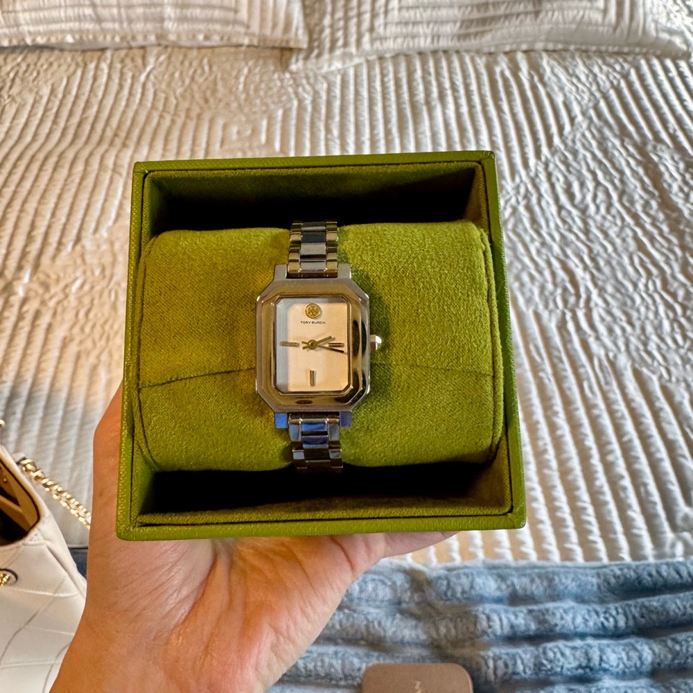 Tory Burch Mini Eleanor Watch two toned.